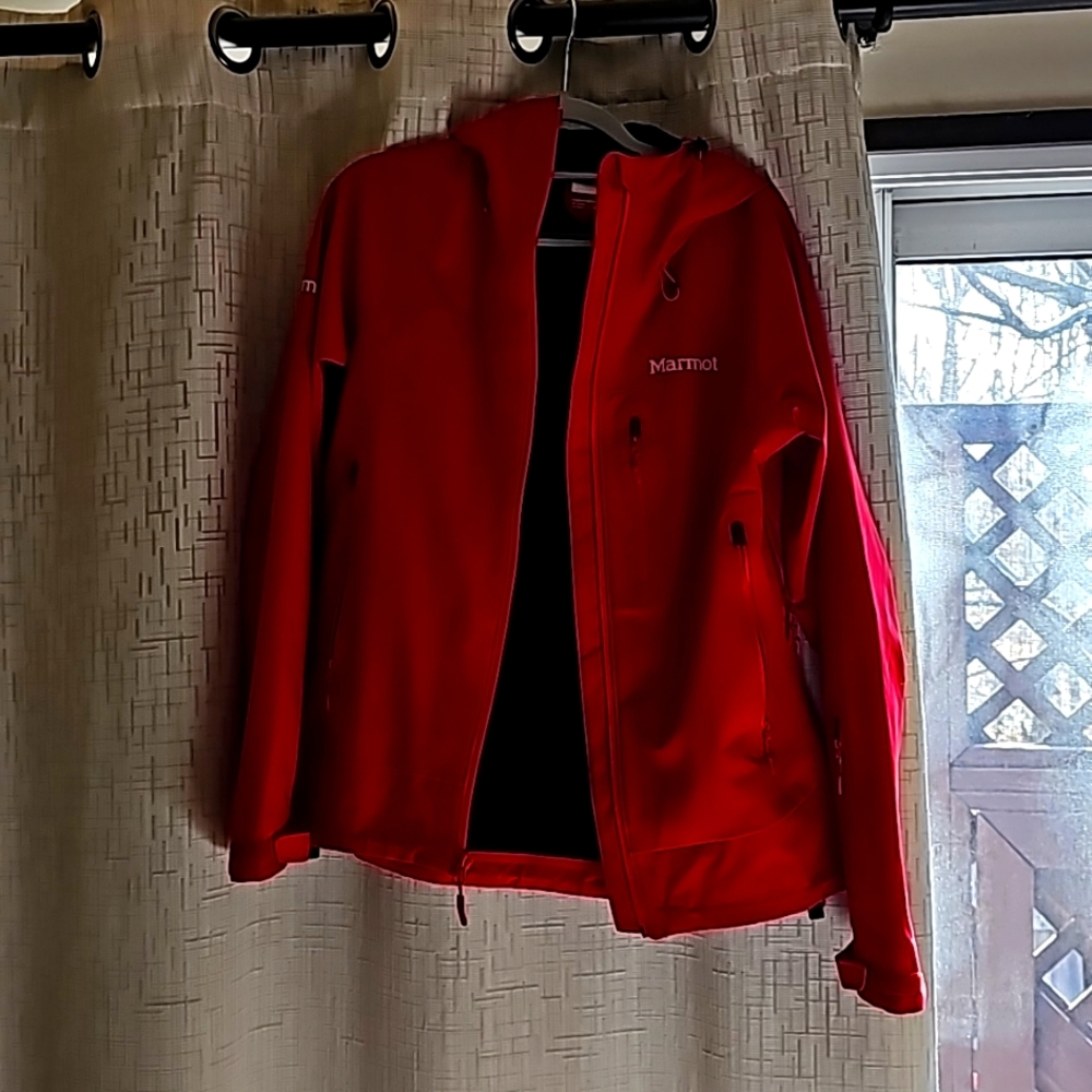 Marmot Rain Jacket, Red, Medium